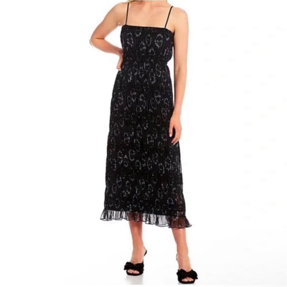 Gianni Bini Black Midi Dress